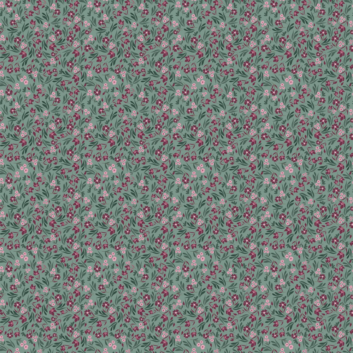 Ditsy Sage Gray | A Walk on the Prairie Collection | Designed by Modern Prairie | Riley Blake Designs Fabrics | C15231