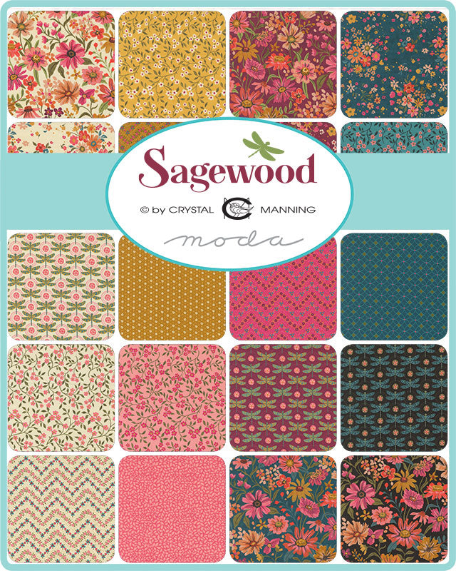 Sagewood Jelly Roll by Crystal Manning for Moda Fabrics