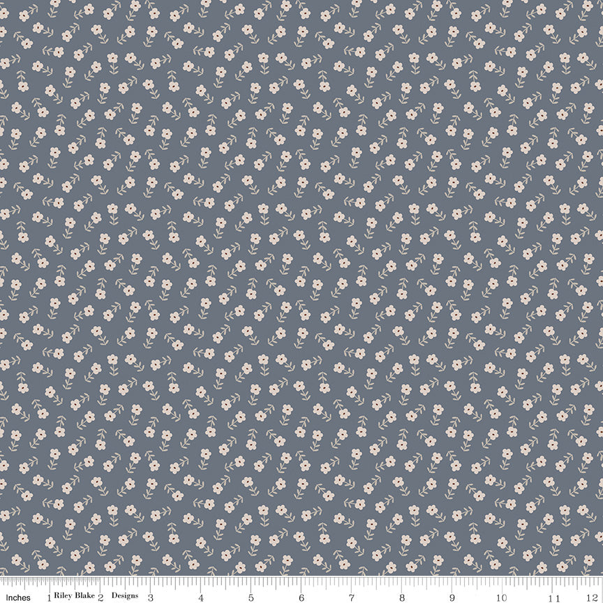 Cozy Bébé Flowers Blue | C16433-BLUE