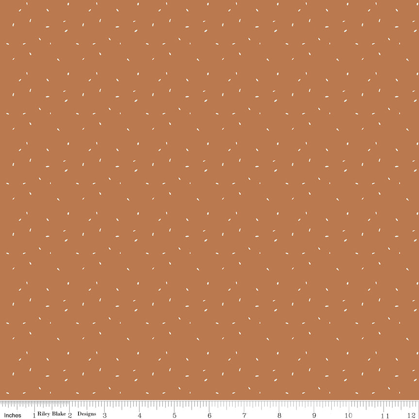 PREORDER: Olive Grove Dots Terracotta: C16637-TERRACOTTA