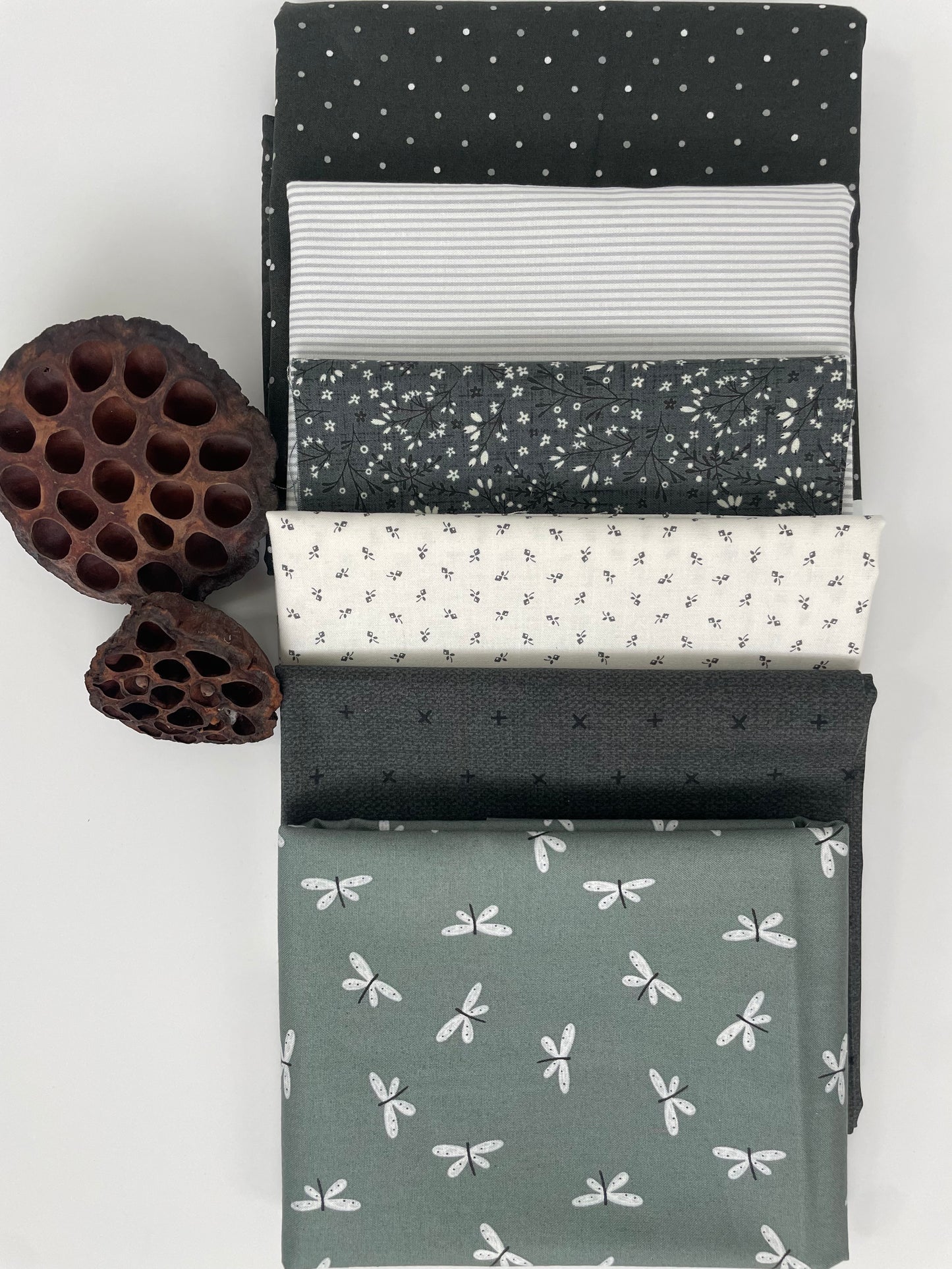 Mist & Moths fabric bundle | 6 Fabrics | Curated bundle