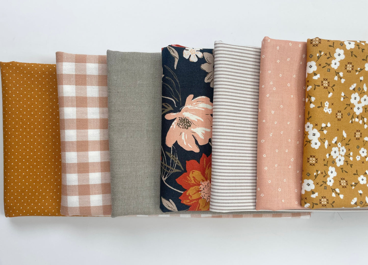 Honey & Clay fabric bundle | 7 Fabrics | Curated bundle