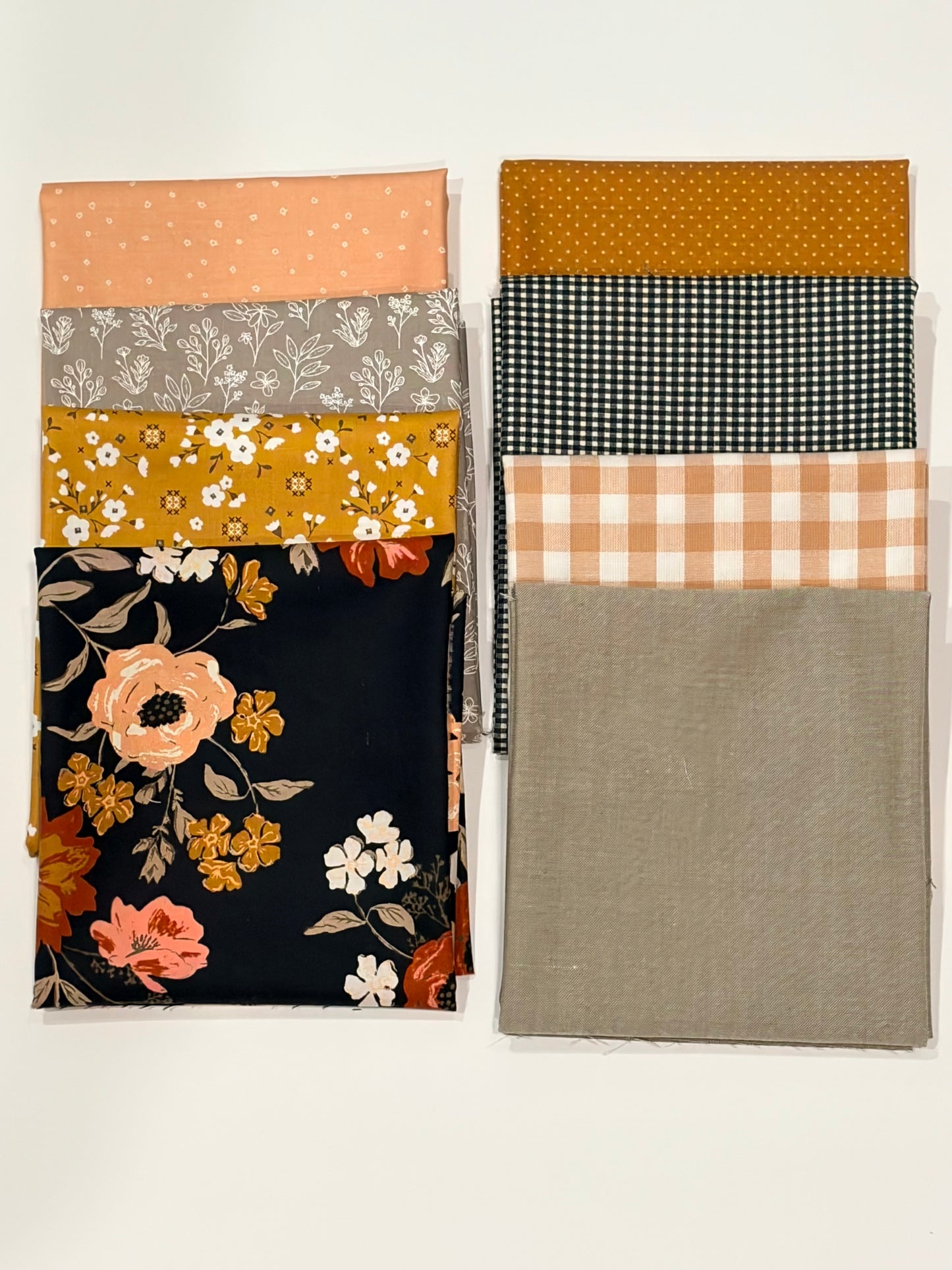 Honey & Clay fabric bundle | 8 Fabrics | Curated bundle
