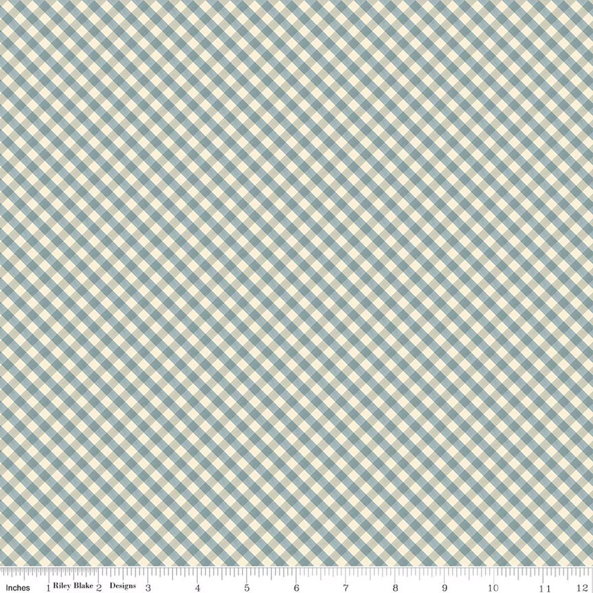 Lil' Farm Friends Gingham Blue