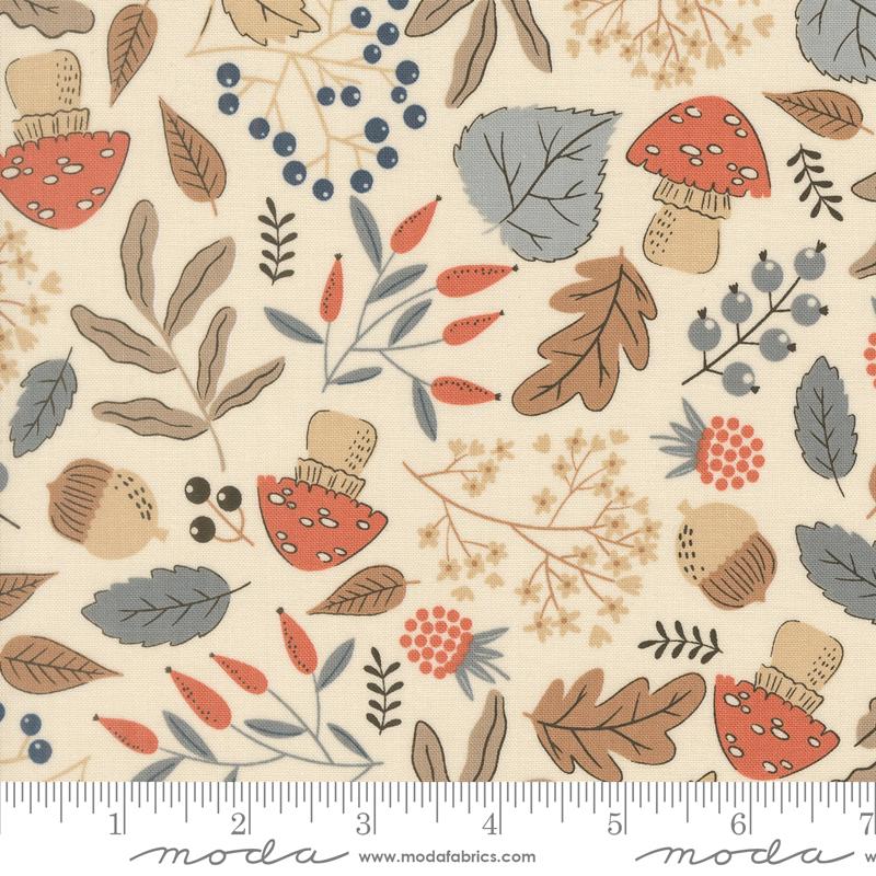Forest Finds - Pearl | Nature's Sketchbook | Elena Amo | Moda Fabrics