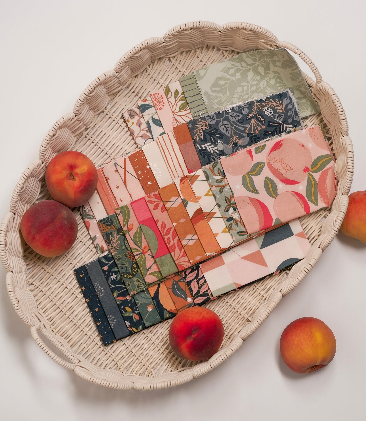PREORDER Peachy Fat Quarter Bundle | Jessica Rose | Moda Fabrics