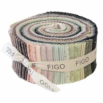 Serenity Jelly Roll | FIGO fabrics | Ghazal Razavi