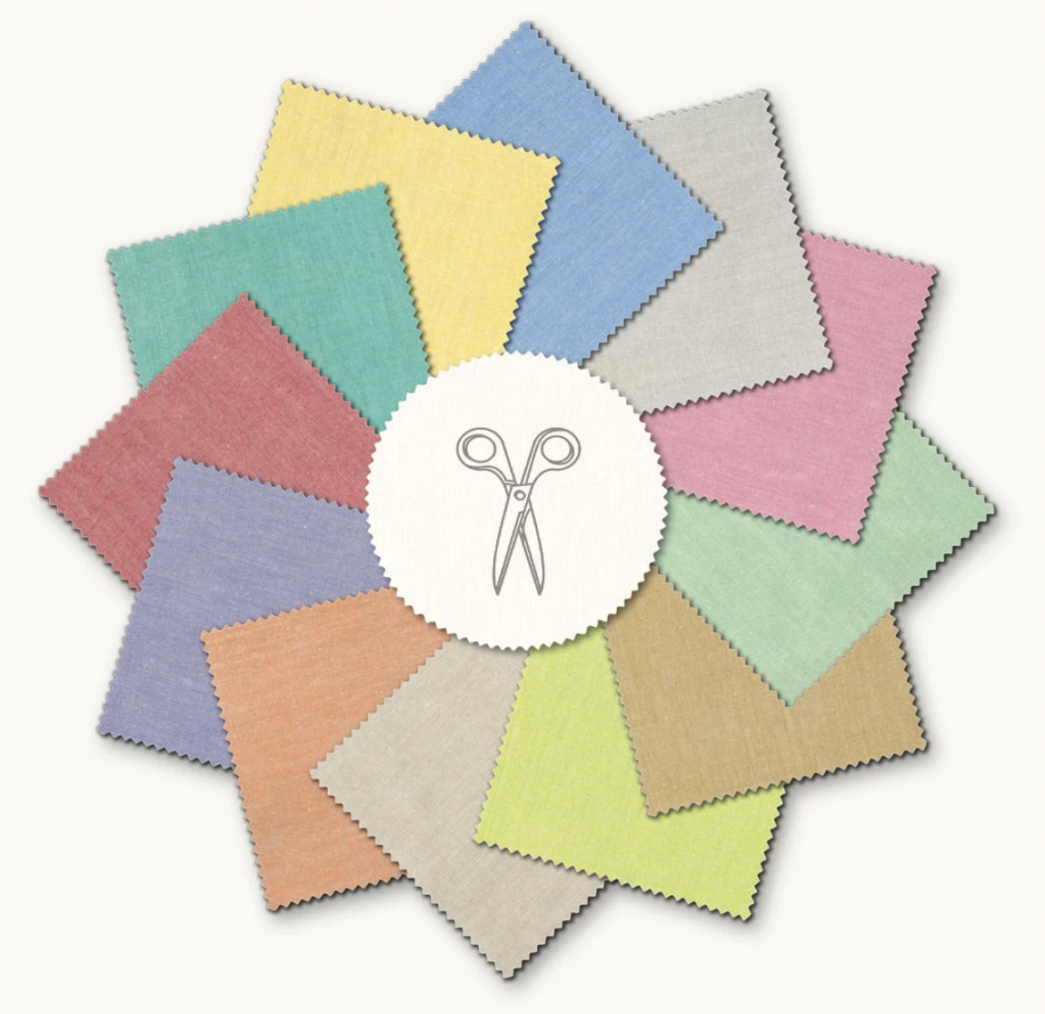 Dreamweaver Chambray II Fat Quarter Bundle | P&B Textiles