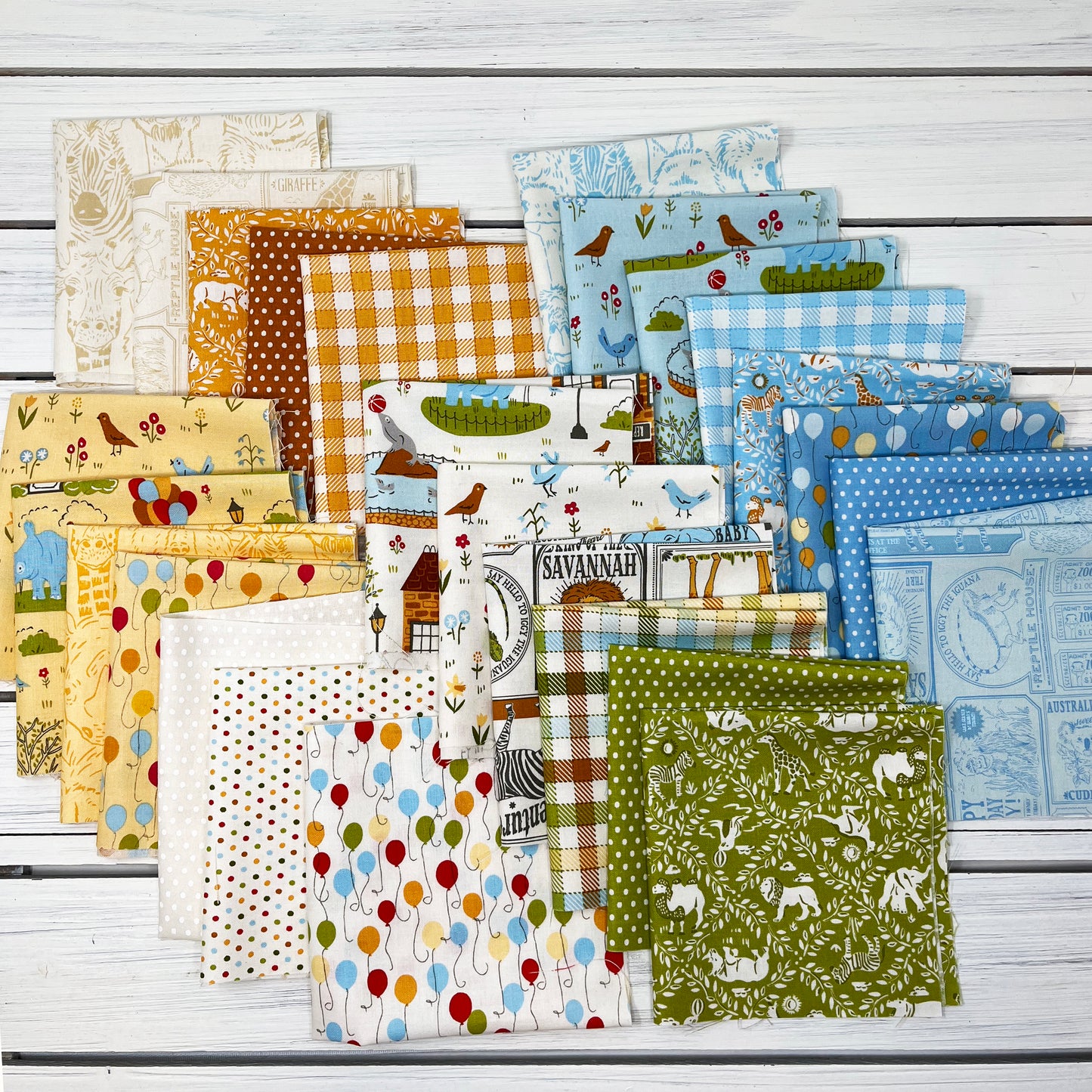 Animal Park Fun Fat Quarter bundle | Stacy lest Hsu | Moda Fabrics