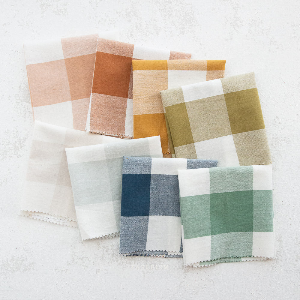 Camp Ginghams Fat Quarter Bundle by Fableism Supple Company | 19 prints