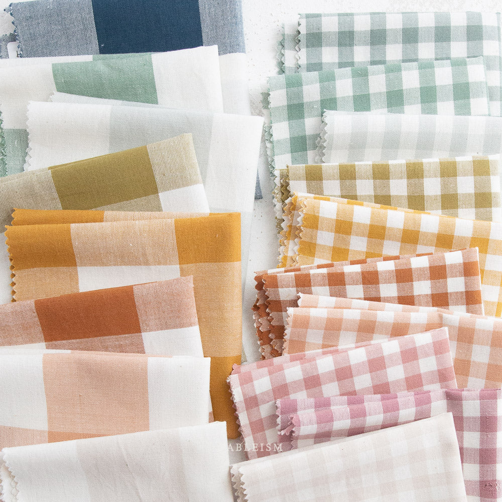 Camp Ginghams Fat Quarter Bundle by Fableism Supple Company | 19 prints