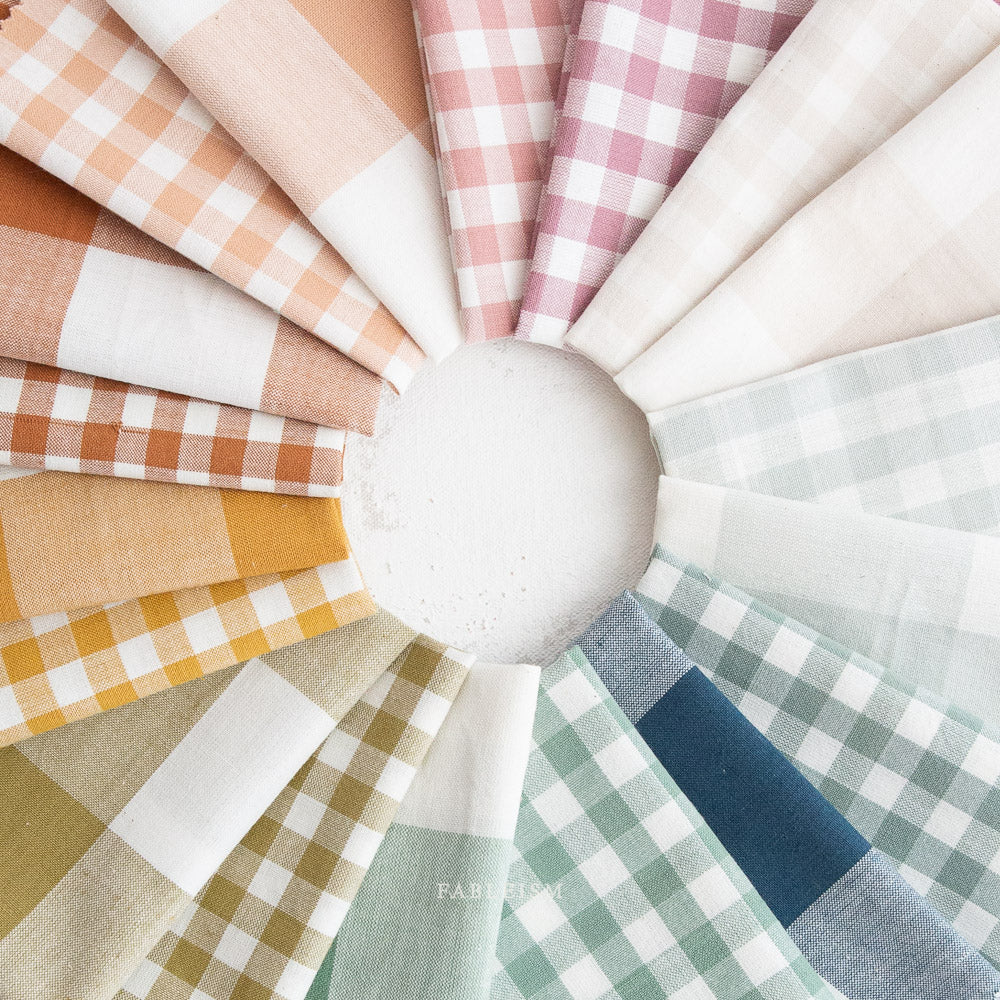 Camp Ginghams Fat Quarter Bundle by Fableism Supple Company | 19 prints