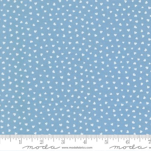 Tiny Hearts Valentines - Sky | Funny Valentine Collection | Lizzy House | Moda Fabrics | 3714825