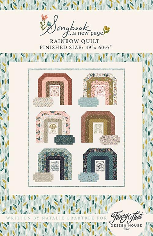 Rainbow Quilt Pattern by Fancy That Design House