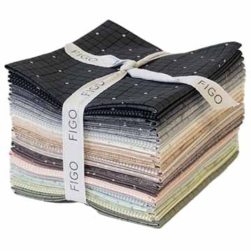SERENITY fabric bundle | 24 fabrics | FIGO Fabrics | Designed by Ghazal Razavi