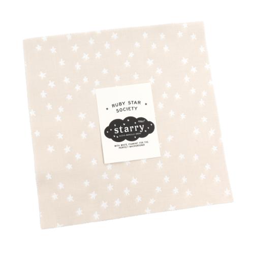 Ruby Star Starry White Natura Layer Cake | Alexia Abegg | Ruby Star Society Fabrics