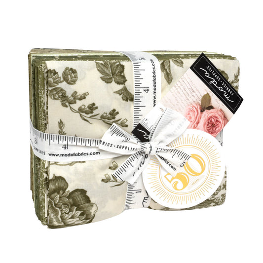 3 Sisters Meadow Greens Fat Quarter Bundle by 3 Sisters for Moda Fabrics