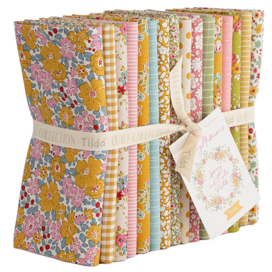 Creating Memories | Spring Collection | Tilda Fabrics | Fat Quarter Bundle | 16 Fabrics