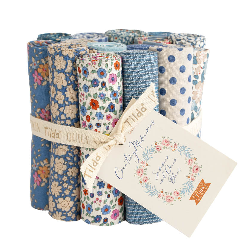 Creating Memories | Summer Collection | Tilda Fabrics | Fat Quarter Bundle | 16 Fabrics
