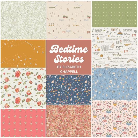 Bedtime Stories | Fat Quarter Bundle | Elizabeth Chappell | 11 fabrics | Art Gallery Fabrics