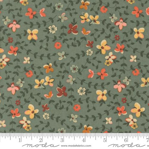 Gather Florals - Eucalyptus | Acorn Hollow Collection | Basic Grey | Moda Fabrics