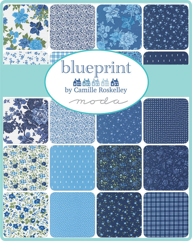 Blueprint Layer Cake | Camille Roskelley | Moda Fabrics