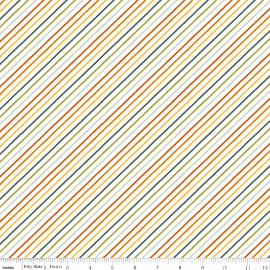 Happy Fall Days Stripes Multi |C16346-MULTI
