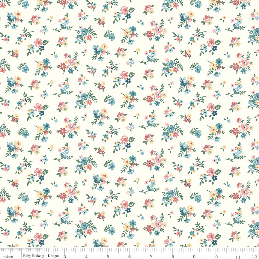 PREORDER: Mary Catherine Ditsy Floral Cloud