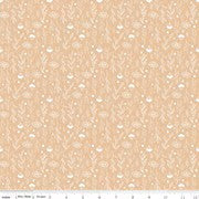 Evening on the Prairie Silhouette Floral Beige