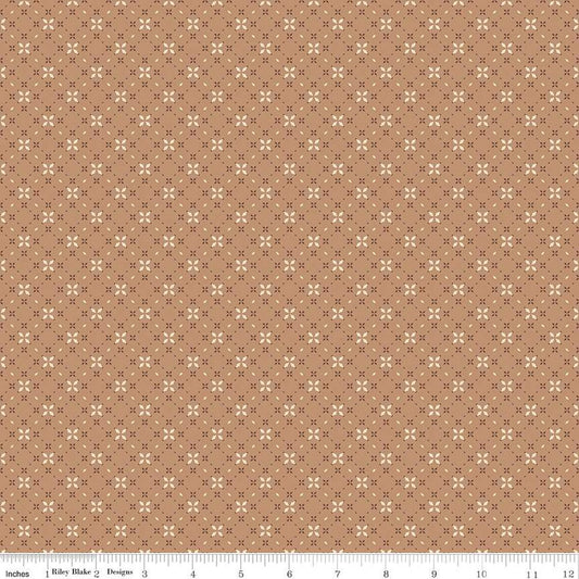 Evening on the Prairie Geo Floral Sienna SKU: C16749-SIENNA