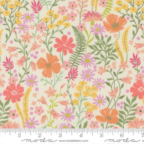 Coastal Blooms Florals - Cream Blush | Cannon Beach Collection | Crystal Manning | Moda Fabrics