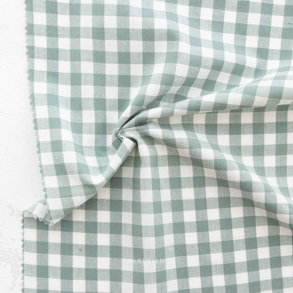 Camp Gingham in Granite | Fableism Fabrics
