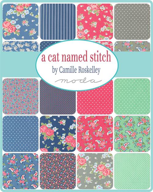 Cat Named Stitch Fat Quarter bundle by Camille Roskelley for Moda Fabrics