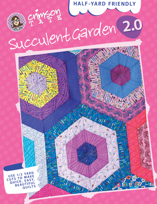 Succulent Garden 2.0 Quilt Pattern by Crimson Tate