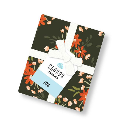 Crimson & Evergreen Fat Quarter bundle | Cloud 9 Fabrics | Kay's Illustrations