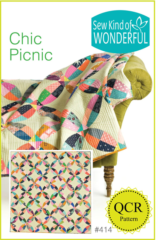Chic Picnic Quilt Pattern by Sew Kind of Wonderful - Paper Pattern