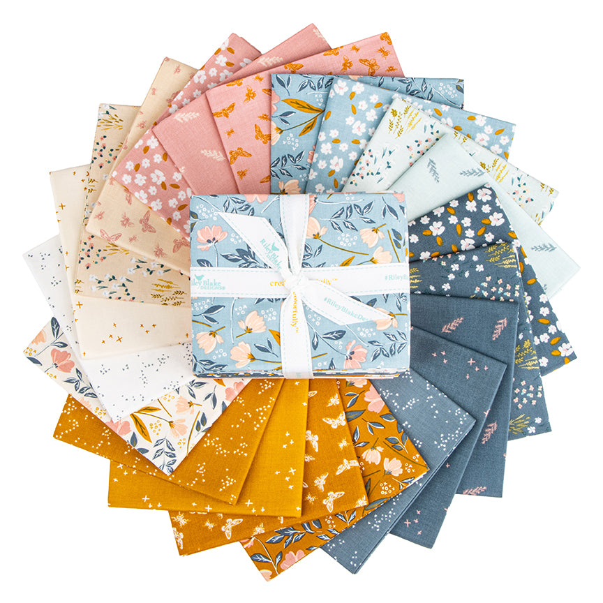 Petals & Hazel Fat Quarter Bundle | Simple Simon & Co | Riley Blake Designs