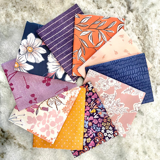 Dusk Fusion Fat Quarter Bundle | AGF Studio | 10 fabrics | Art Gallery Fabrics