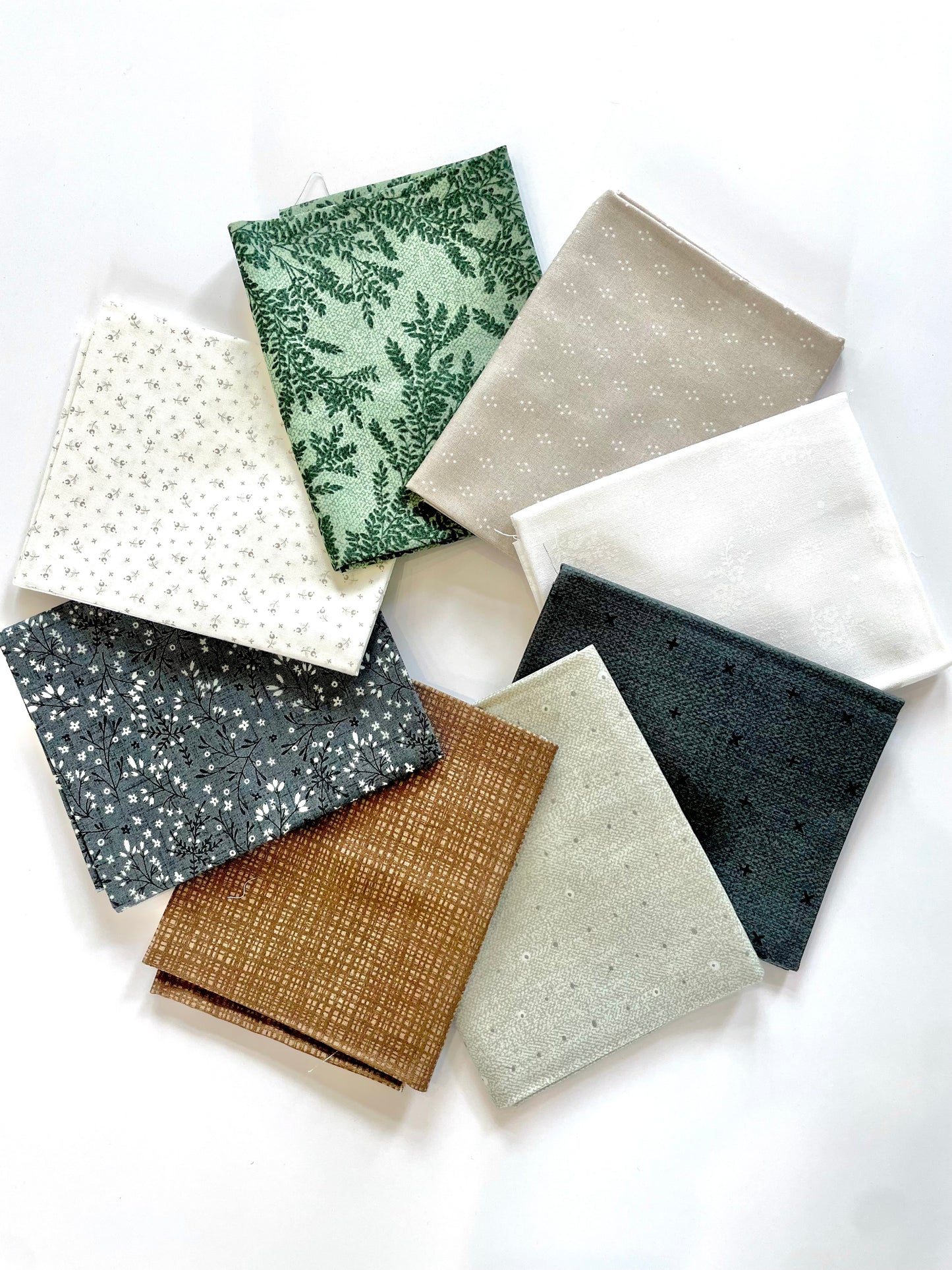 Forest Floor fabric bundle | 8 Fabrics