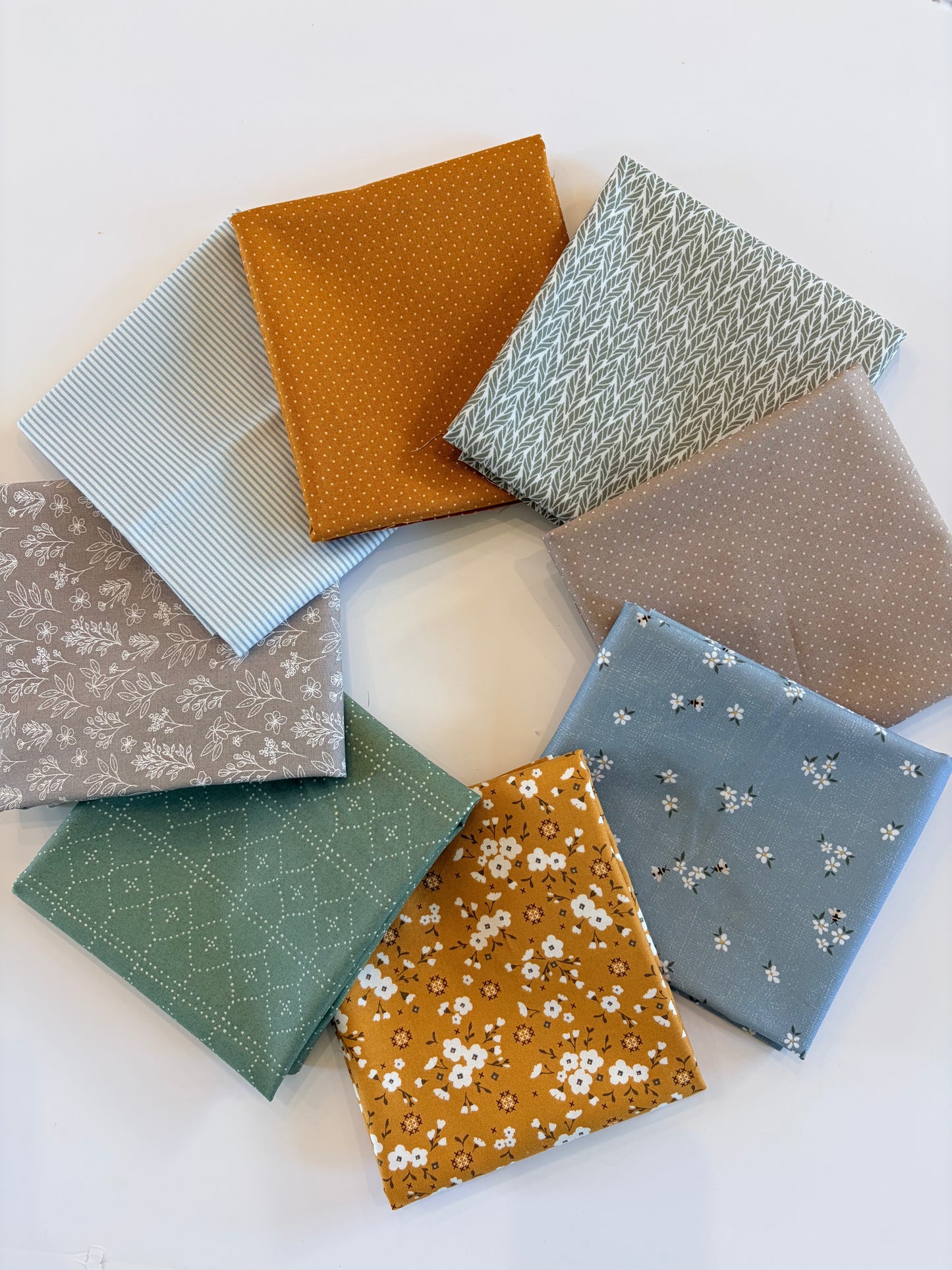 Cottage Calm fabric bundle | 8 Fabrics