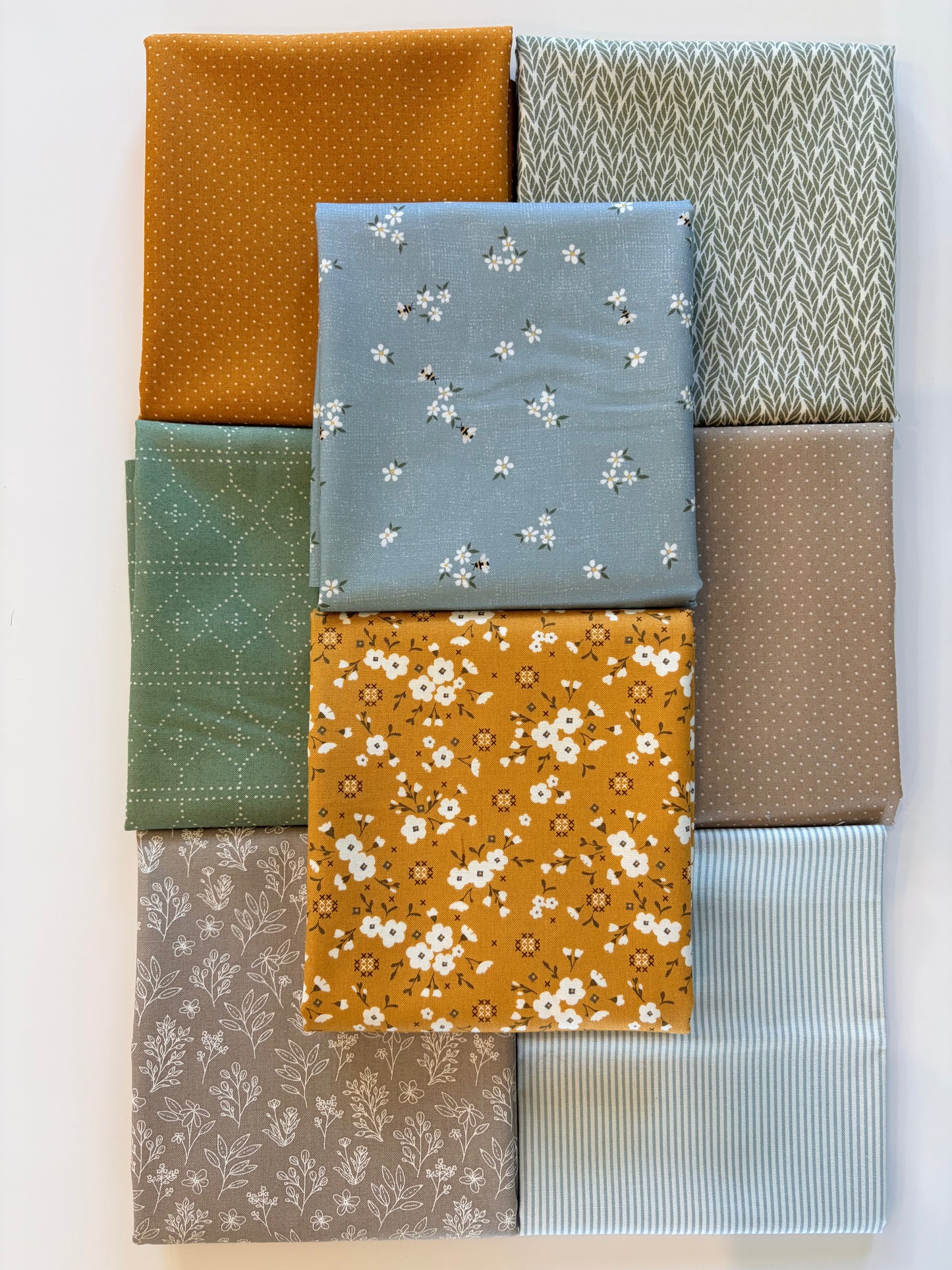Cottage Calm fabric bundle | 8 Fabrics