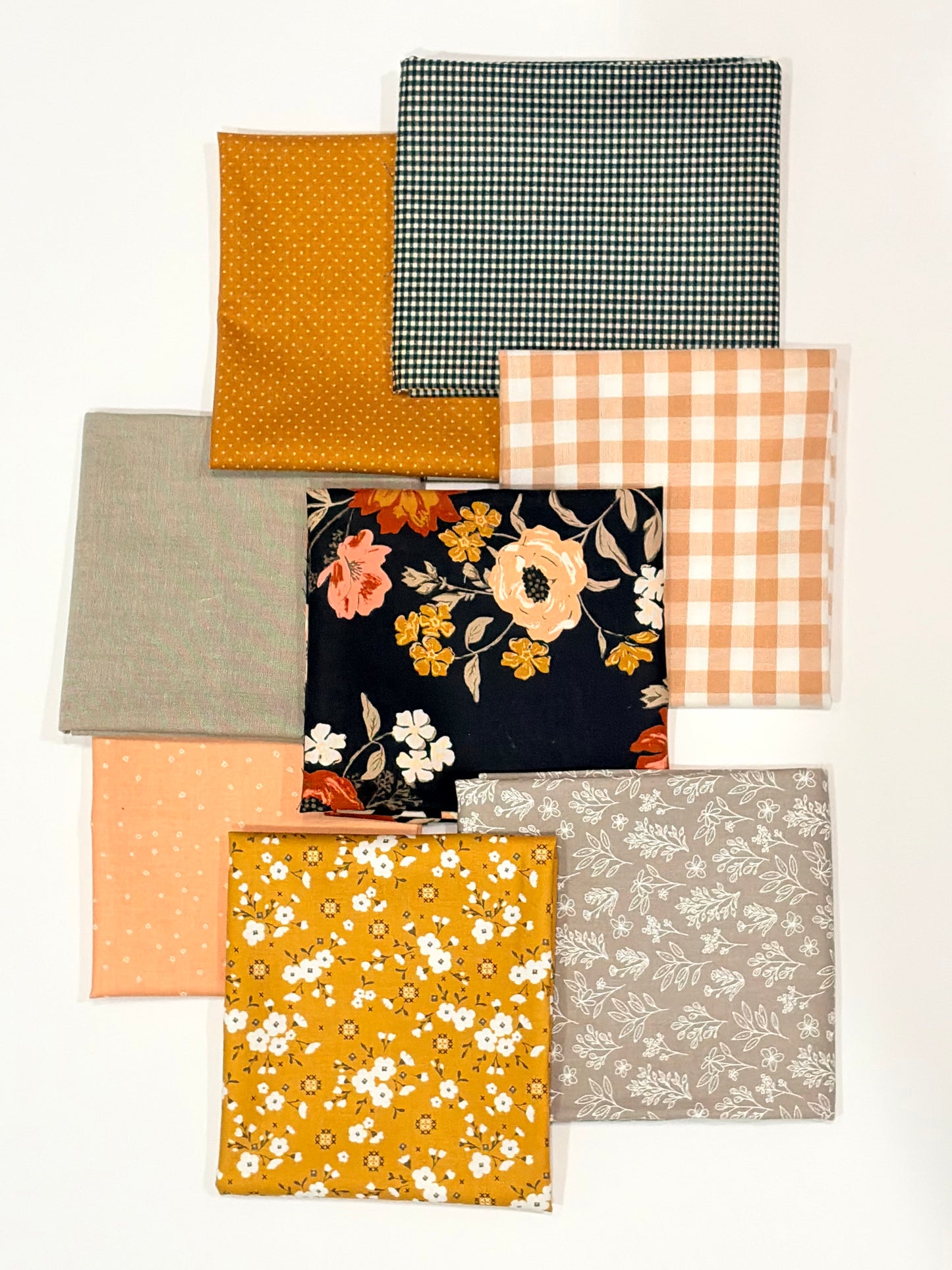 Honey & Clay fabric bundle | 8 Fabrics | Curated bundle