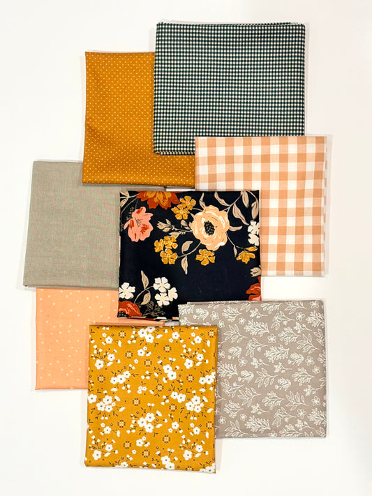 Honey & Clay fabric bundle | 8 Fabrics | Curated bundle