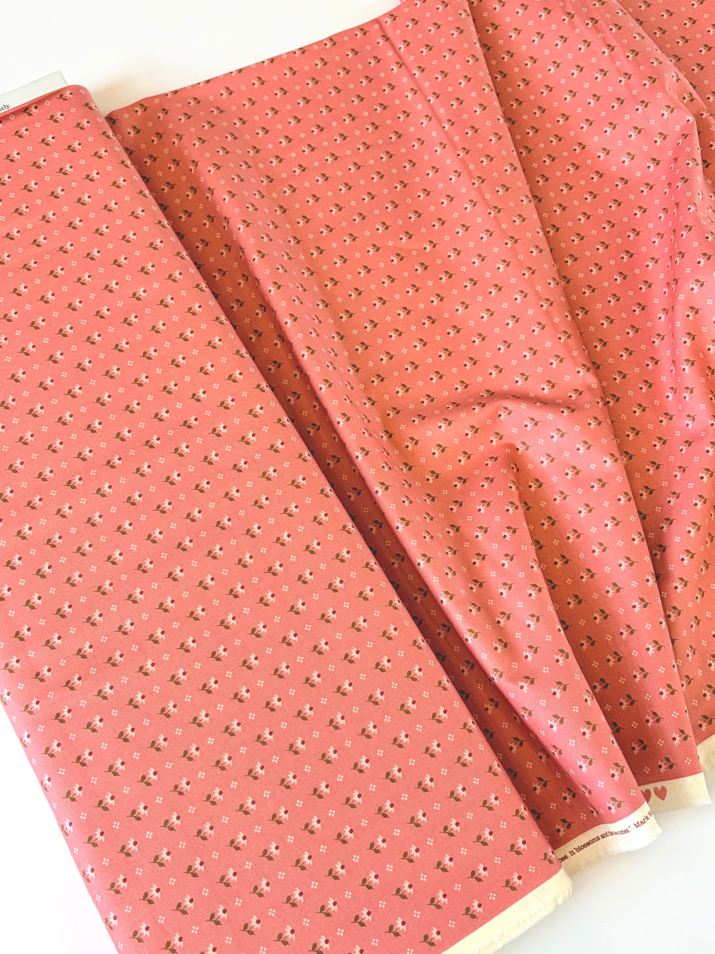 Bumbling Posies Small Floral - Rose Water | Wild Honey Collection | Lella Boutique | Moda Fabrics | 525213