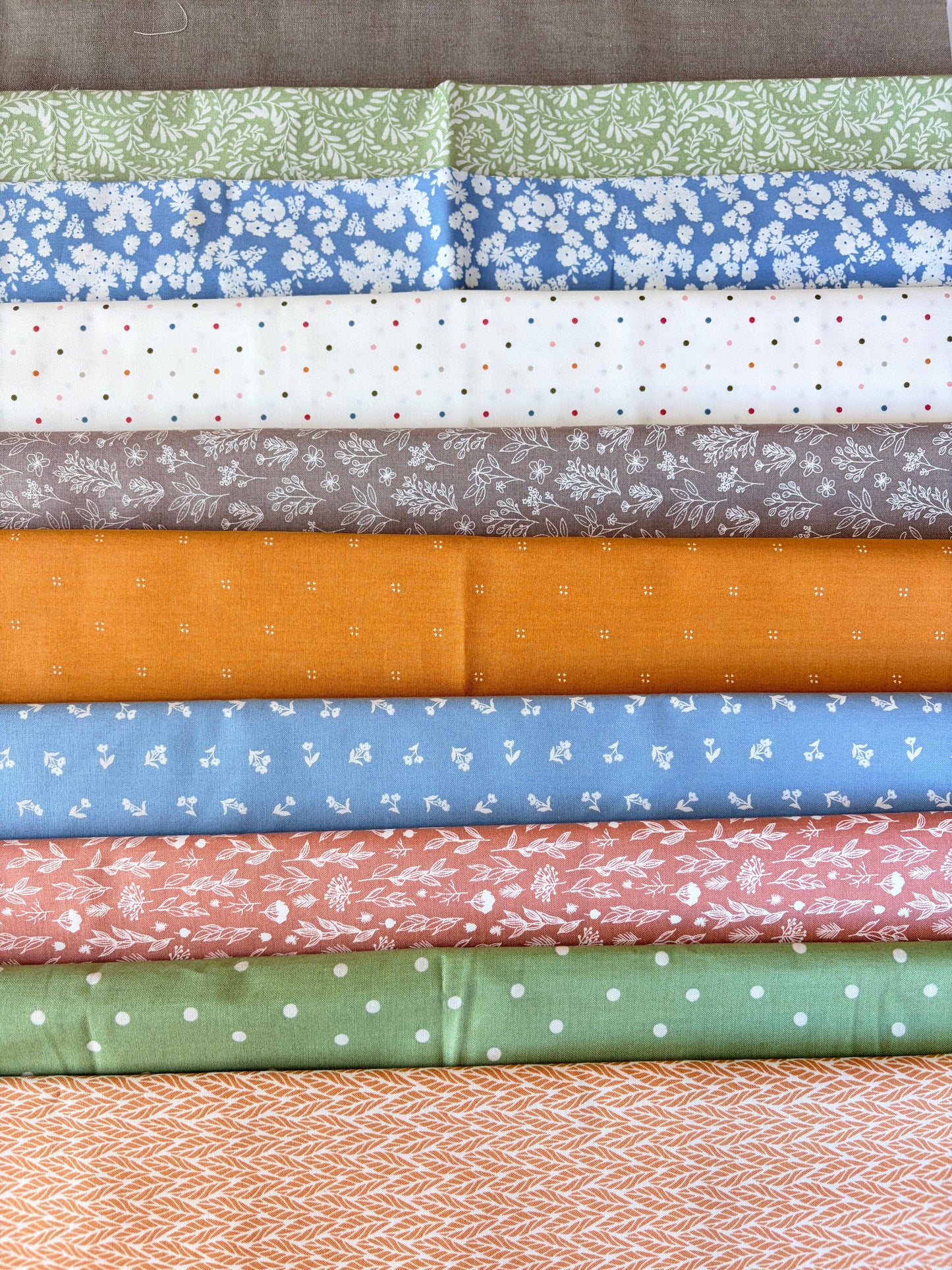 Meadow Morning fabric bundle | 10 Fabrics | Curated bundle