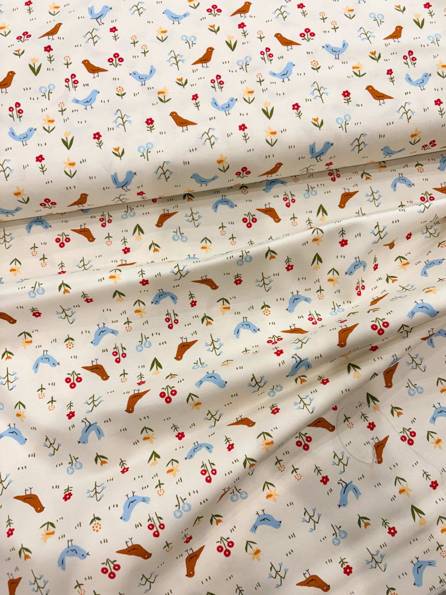 Bird Park Novelty Animals in Dove | Animal Park Fun Collection | Designed by Stacy Iest Hsu for Moda Fabrics | 20963 11