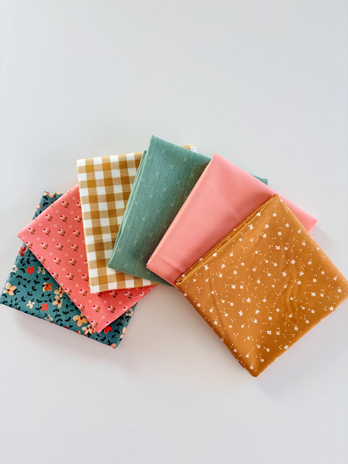 Spring Green fabric bundle | 6 Fabrics