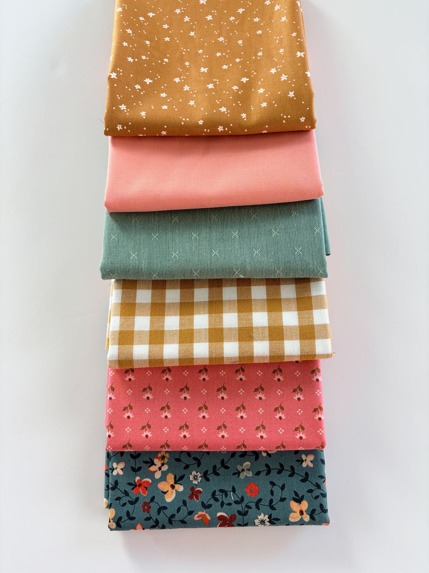 Spring Green fabric bundle | 6 Fabrics