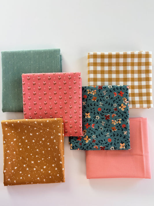 Spring Green fabric bundle | 6 Fabrics
