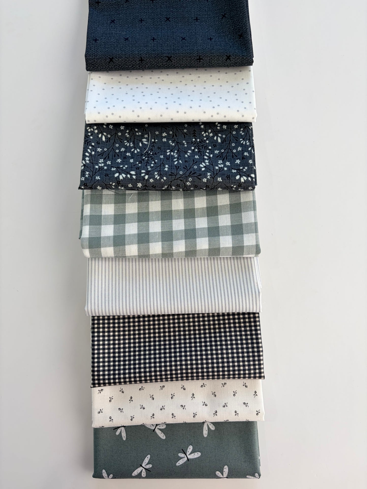 Misty Morning fabric bundle | 8 Fabrics | Curated bundle